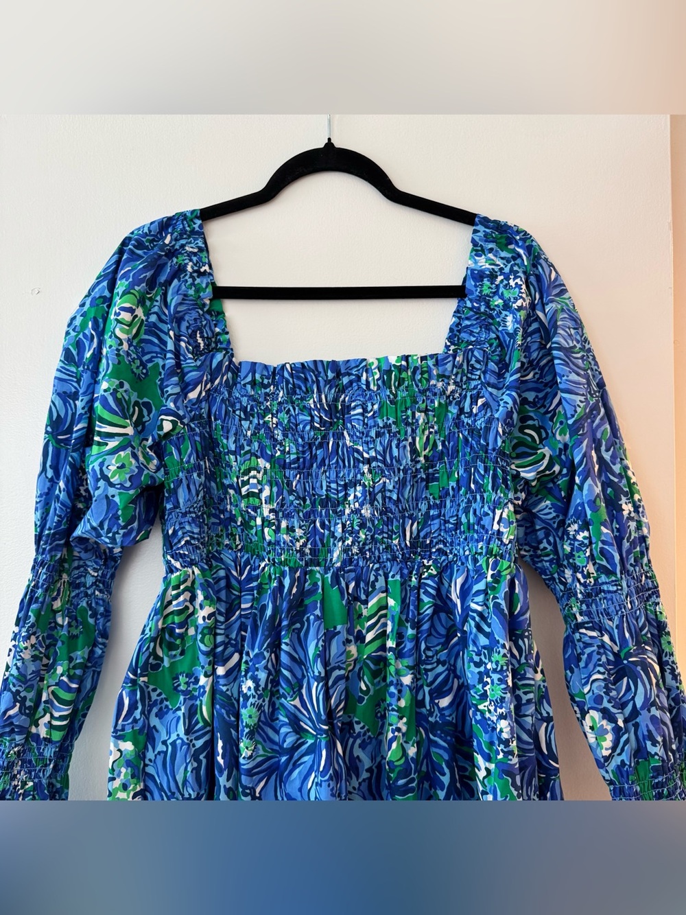 Lilly Pulitzer Beyonca Baby Doll Dress in Abaco Blue - Picture 3 of 8